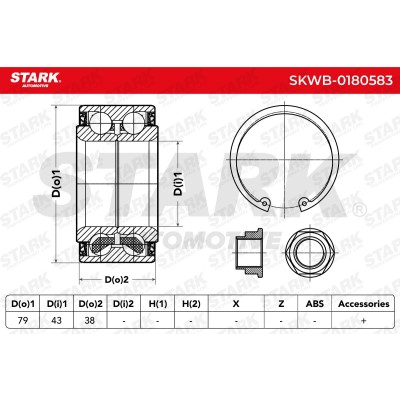 Wheel Bearing Stark SKWB-0180583 SKWB-0180583 - photo 3