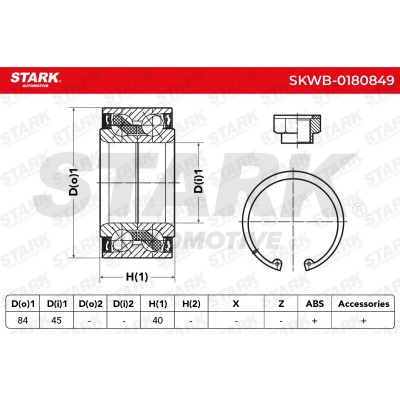 Wheel Bearing Stark SKWB-0180849 SKWB-0180849 - photo 5
