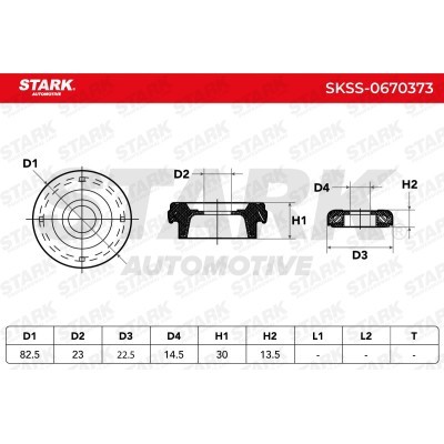 Strut Support Bearing Front Stark SKSS-0670373 SKSS-0670373 - photo 5
