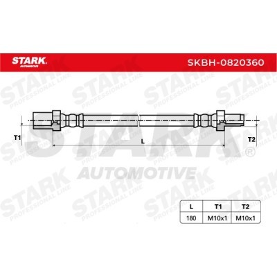 Brake Hose Stark SKBH-0820360 SKBH-0820360 - photo 3