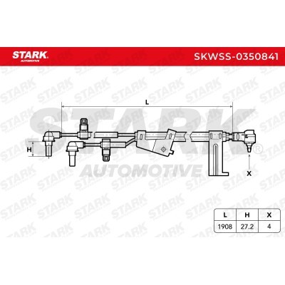 ABS Sensor Stark SKWSS-0350841 SKWSS-0350841 - photo 6