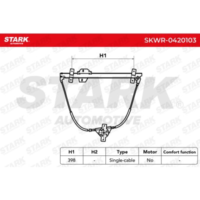 Window Regulator Stark SKWR-0420103 SKWR-0420103 - photo 6