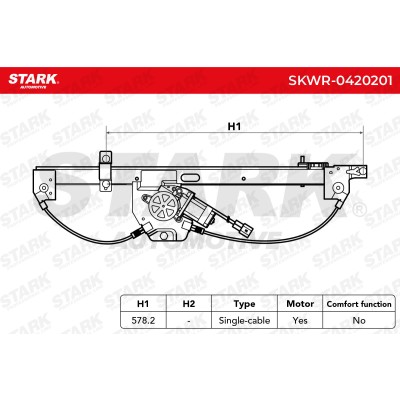 Window Regulator Stark SKWR-0420201 SKWR-0420201 - photo 5