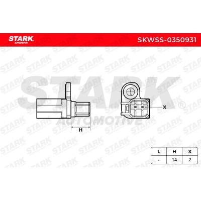 ABS Sensor Stark SKWSS-0350931 SKWSS-0350931 - photo 6