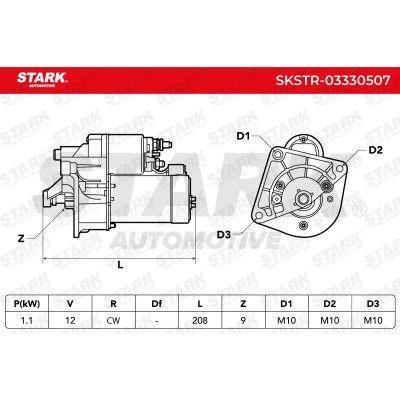 Starter Stark SKSTR-03330507 SKSTR-03330507 - photo 7