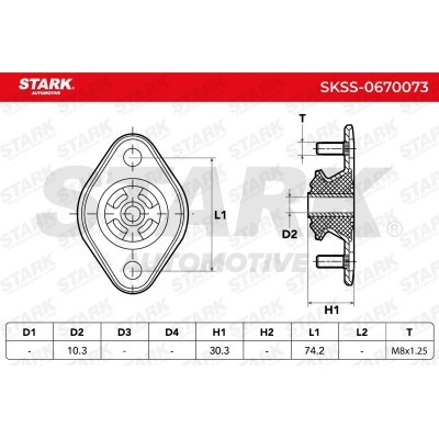 Strut Support Bearing Front Stark SKSS-0670073 SKSS-0670073 - photo 5