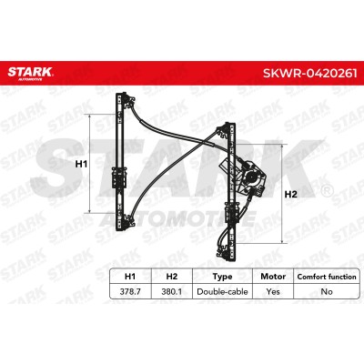 Window Regulator Stark SKWR-0420261 SKWR-0420261 - photo 6