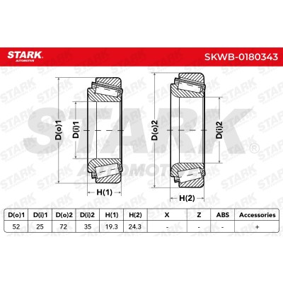 Wheel Bearing Stark SKWB-0180343 SKWB-0180343 - photo 5
