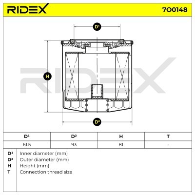 Oil Filter RIDEX 7O0148 7O0148 - photo 4