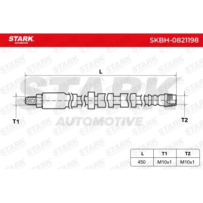 Brake Hose Stark SKBH-0821198 SKBH-0821198 - photo 7