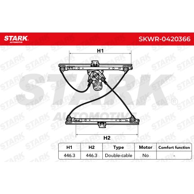 Window Regulator Stark SKWR-0420366 SKWR-0420366 - photo 5