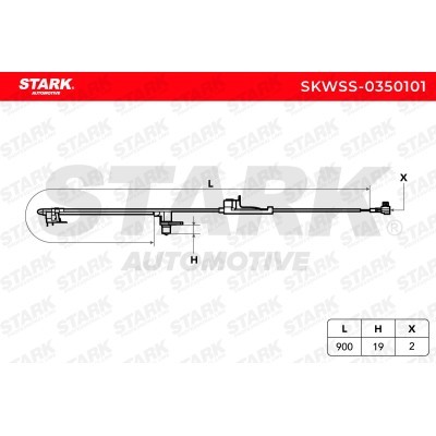 ABS Sensor Stark SKWSS-0350101 SKWSS-0350101 - photo 6