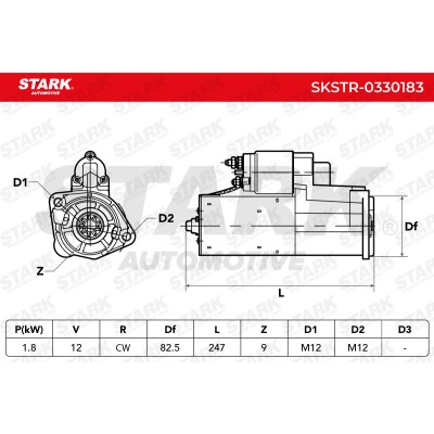 Starter Stark SKSTR-0330183 SKSTR-0330183 - photo 6