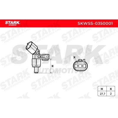 ABS Sensor Stark SKWSS-0350001 SKWSS-0350001 - photo 5