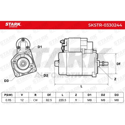 Starter Stark SKSTR-0330244 SKSTR-0330244 - photo 5
