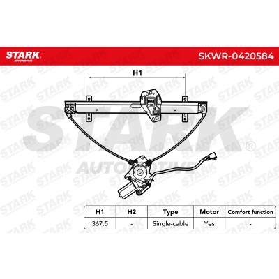 Window Regulator Stark SKWR-0420584 SKWR-0420584 - photo 5