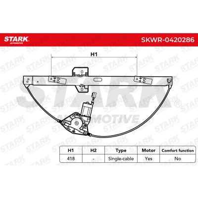 Window Regulator Stark SKWR-0420286 SKWR-0420286 - photo 9