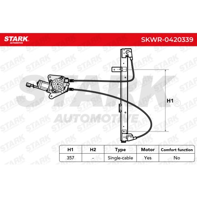 Window Regulator Stark SKWR-0420339 SKWR-0420339 - photo 5