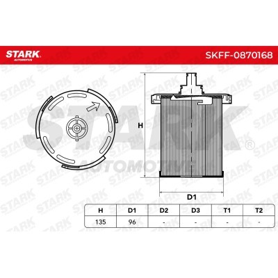 Fuel Filter Stark SKFF-0870168 SKFF-0870168 - photo 6