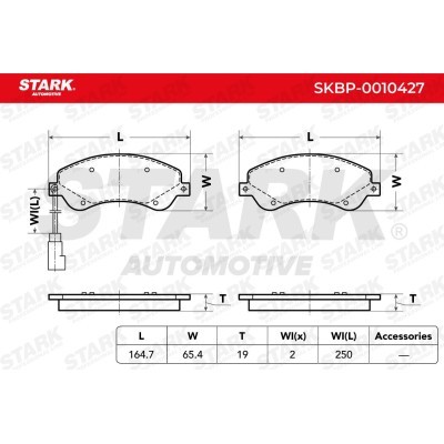 Brake Pads Set Stark SKBP-0010427 SKBP-0010427 - photo 3