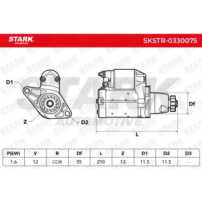 Starter Stark SKSTR-0330075 SKSTR-0330075 - photo 7