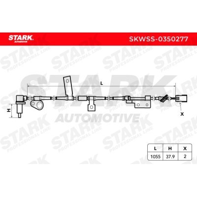 ABS Sensor Stark SKWSS-0350277 SKWSS-0350277 - photo 5