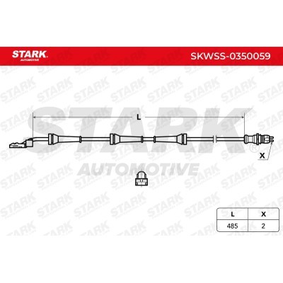 ABS Sensor Stark SKWSS-0350059 SKWSS-0350059 - photo 1