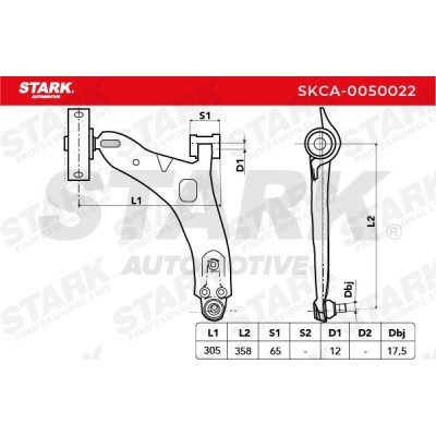 Control Arm Stark SKCA-0050022 SKCA-0050022 - photo 4