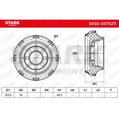 Strut Support Bearing Front Stark SKSS-0670211 SKSS-0670211 - photo 6