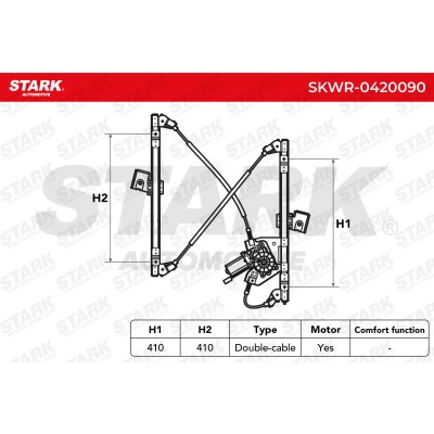 Window Regulator Stark SKWR-0420090 SKWR-0420090 - photo 4