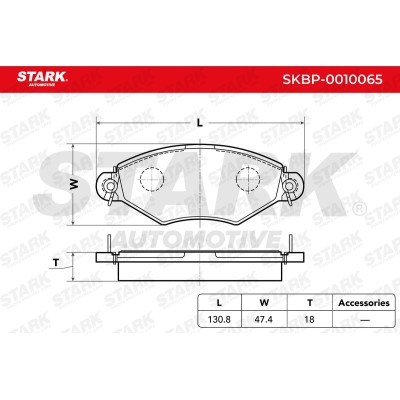 Brake Pads Set Stark SKBP-0010065 SKBP-0010065 - photo 4