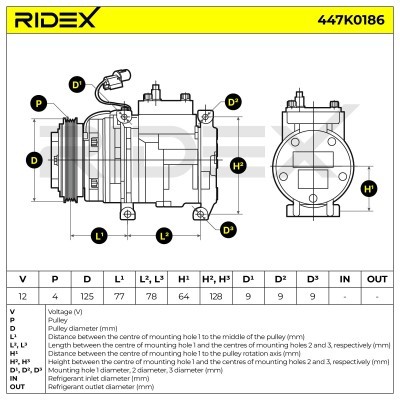 Compressor, Air Conditioning 447K0194 - photo 5