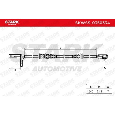 ABS Sensor Stark SKWSS-0350334 SKWSS-0350334 - photo 6
