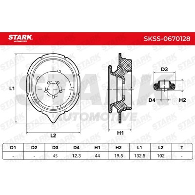 Strut Support Bearing Front Stark SKSS-0670128 SKSS-0670128 - photo 5