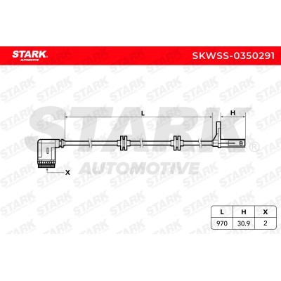 ABS Sensor Stark SKWSS-0350291 SKWSS-0350291 - photo 6