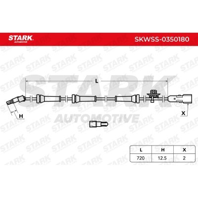 ABS Sensor Stark SKWSS-0350180 SKWSS-0350180 - photo 6