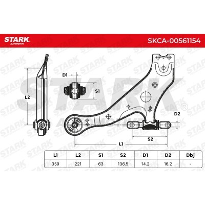 Control Arm Stark SKCA-0050328 SKCA-0050328 - photo 6
