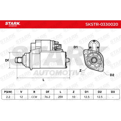 Starter Stark SKSTR-0330020 SKSTR-0330020 - photo 6