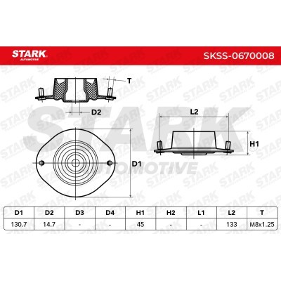 Strut Support Bearing Front Stark SKSS-0670008 SKSS-0670008 - photo 5