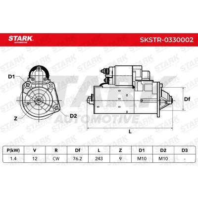 Starter Stark SKSTR-0330002 SKSTR-0330002 - photo 7