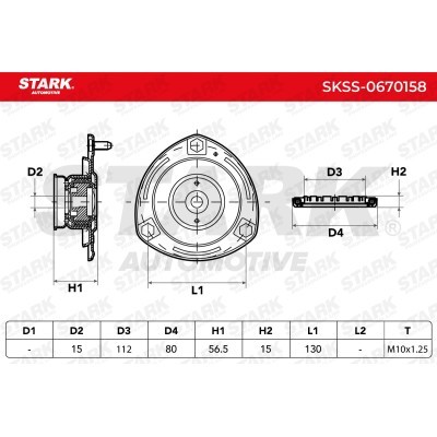 Strut Support Bearing Front Stark SKSS-0670158 SKSS-0670158 - photo 5