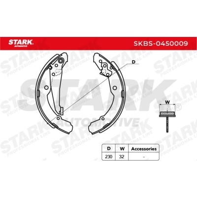 Brake Pads Set Stark SKBS-0450009 SKBS-0450009 - photo 5