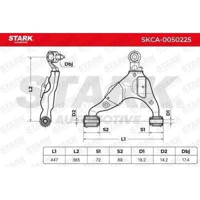 Control Arm Stark SKCA-0050225 SKCA-0050225 - photo 3