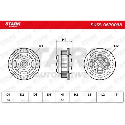 Strut Support Bearing Front Stark SKSS-0670098 SKSS-0670098 - photo 5