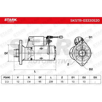 Starter Stark SKSTR-03330520 SKSTR-03330520 - photo 6