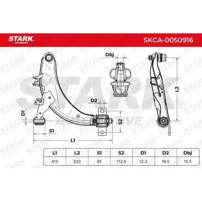 Control Arm Stark SKCA-0050916 SKCA-0050916 - photo 9