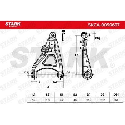 Control Arm Stark SKCA-0050637 SKCA-0050637 - photo 6