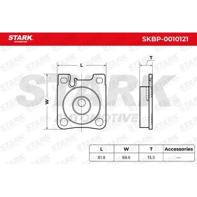 Brake Pads Set Stark SKBP-0010121 SKBP-0010121 - photo 7