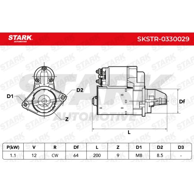 Starter Stark SKSTR-0330029 SKSTR-0330029 - photo 7