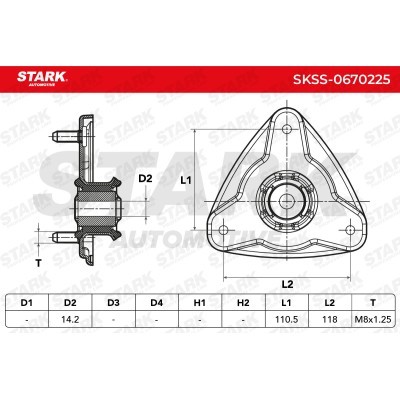 Strut Support Bearing Front Stark SKSS-0670225 SKSS-0670225 - photo 5
